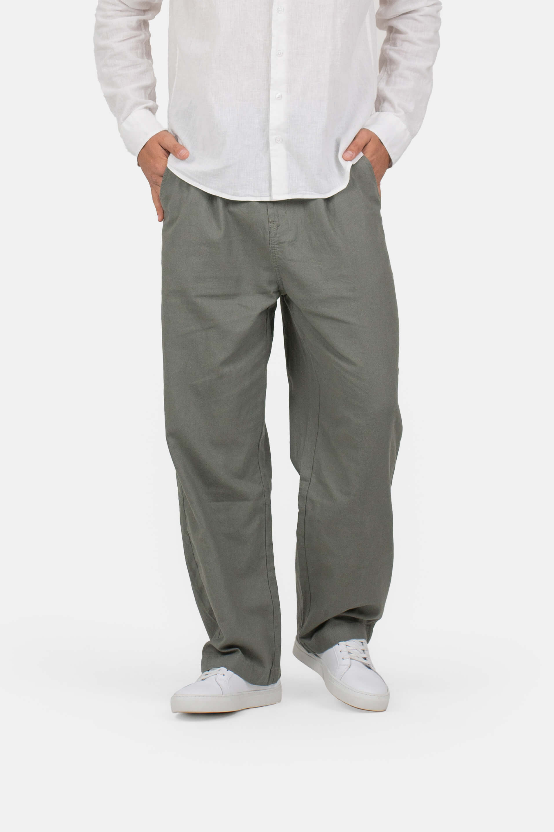 Baggy Hørbukser Army | Skagen-clothing.dk
